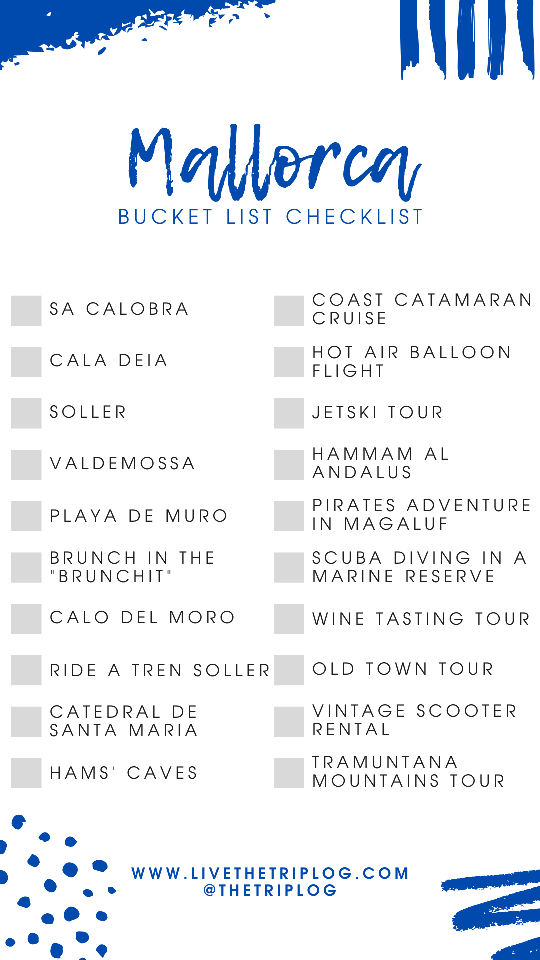 Best things to do in Mallorca, bucket list Mallorca